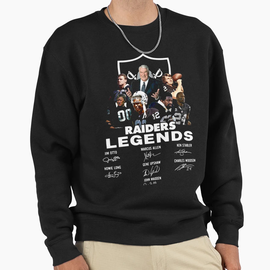 Rip John Madden Raider Football Coach Sweatshirt - Trendy Graphic Unisex - T-Shirt, Sweatshirt, Hoodie