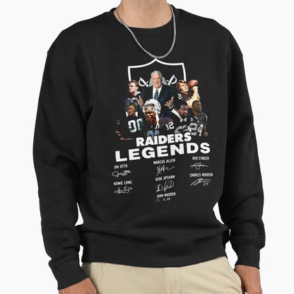 Rip John Madden Raider Football Coach Sweatshirt - Trendy Graphic Unisex - T-Shirt, Sweatshirt, Hoodie