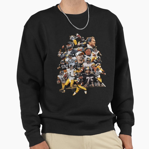 Steelers Football Team Sweatshirt - Graphic Print Unisex - T-Shirt, Sweatshirt, Hoodie