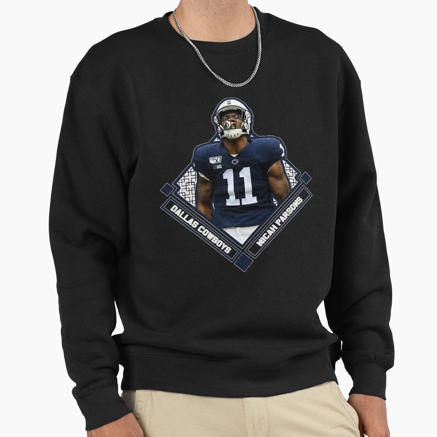 Linebacker American Football Player Sweatshirt - Streetwear Style Men Women - T-Shirt, Sweatshirt, Hoodie