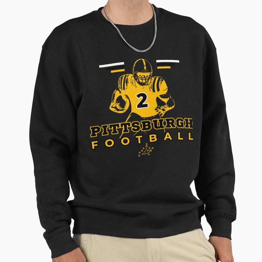 Art Pittsburgh Steelers Sweatshirt - Minimalist Print Unisex - T-Shirt, Sweatshirt, Hoodie