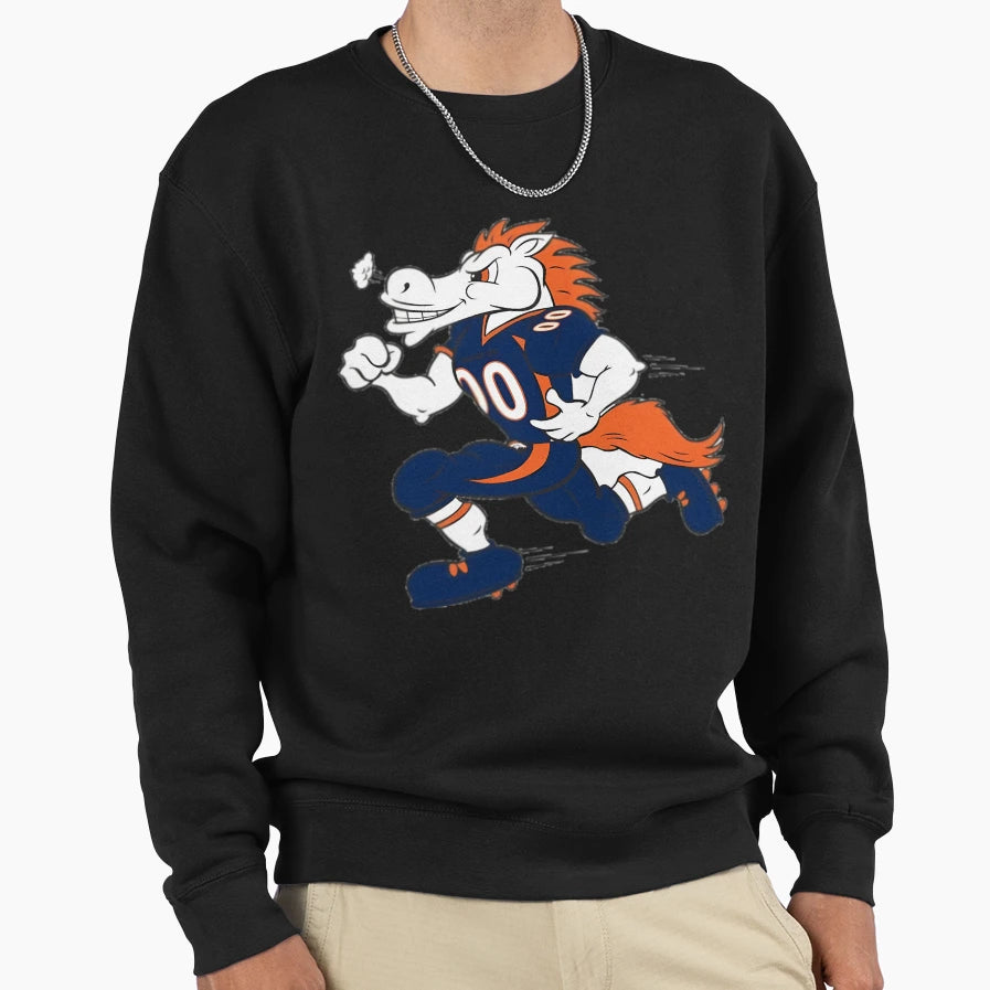 Denver Colorado Football Player Art Sweatshirt - Novelty Apparel Men Women - T-Shirt, Sweatshirt, Hoodie