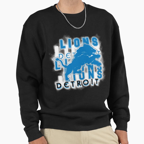 Art Detroit Lions Sweatshirt - Custom Art Print Unisex - T-Shirt, Sweatshirt, Hoodie