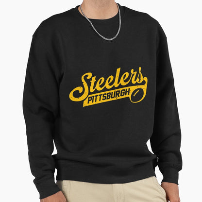 Black And Yellow Pittsburgh Fan Sweatshirt - Novelty Apparel Men Women - T-Shirt, Sweatshirt, Hoodie