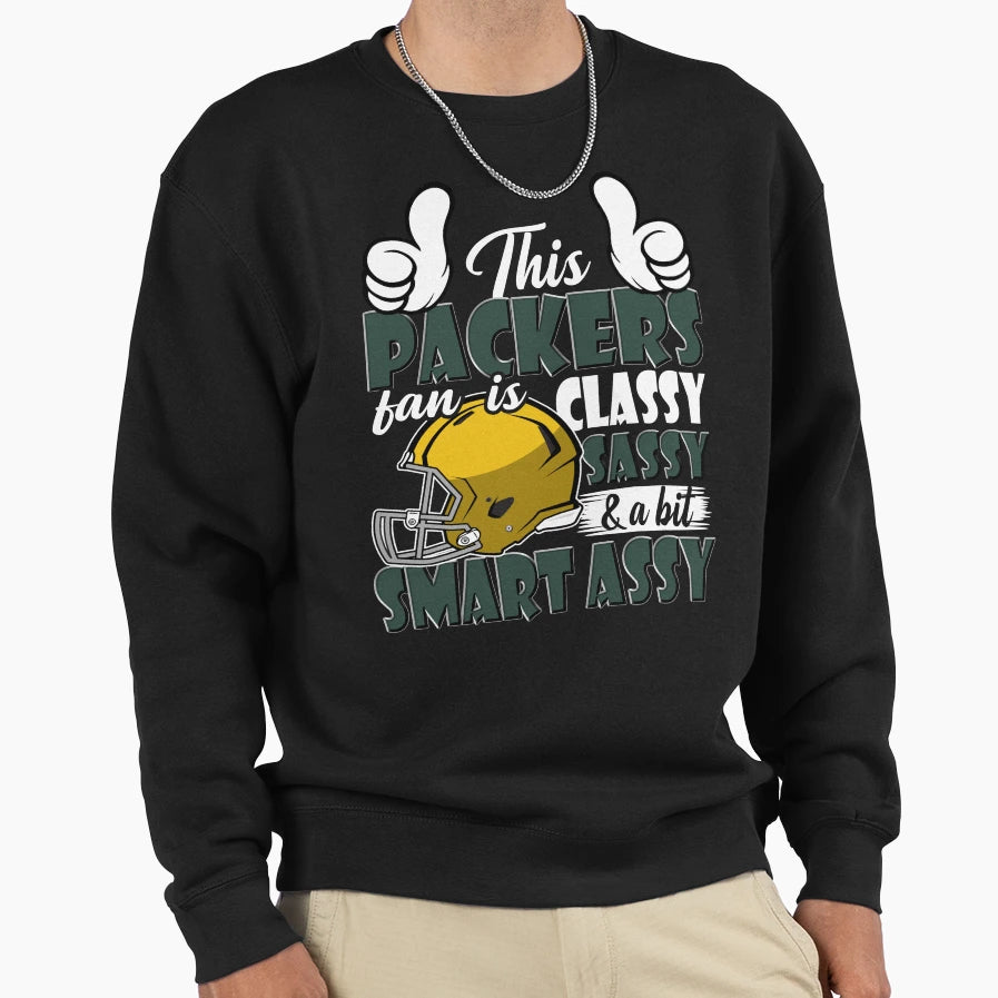 This Football Fan Is Classy Sweatshirt - Aesthetic Graphic for Adults - T-Shirt, Sweatshirt, Hoodie