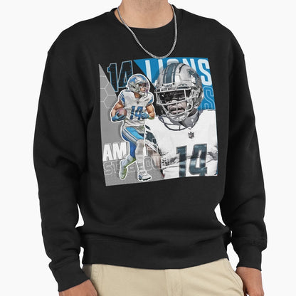 Amon Sport Ra St Brown Football Sweatshirt - Casual Everyday Wear Unisex - T-Shirt, Sweatshirt, Hoodie