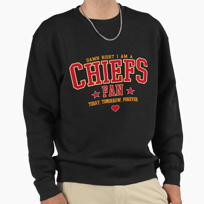Art Kansas City Chiefs Sweatshirt - Graphic Print Unisex - T-Shirt, Sweatshirt, Hoodie