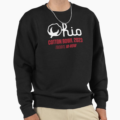 Cotton Script M Row Sweatshirt - Unique Graphic Unisex - T-Shirt, Sweatshirt, Hoodie