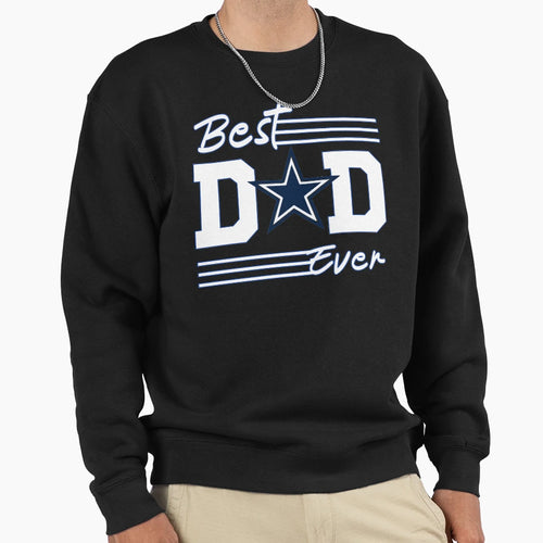 Best Dad Ever Beat Dallas Father Gift Sweatshirt - Minimalist Print Unisex - T-Shirt, Sweatshirt, Hoodie