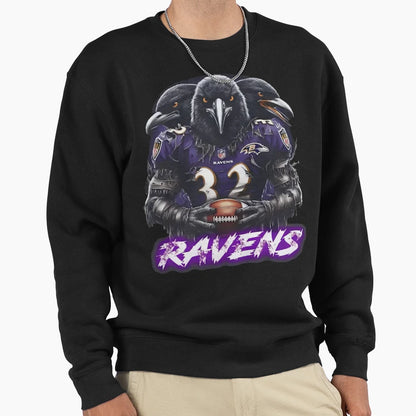 Art Baltimore Ravens Sweatshirt - Unique Graphic Unisex - T-Shirt, Sweatshirt, Hoodie