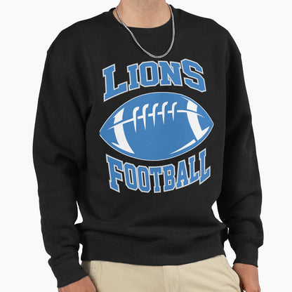 Art Detroit Lions Sweatshirt - Minimalist Print Unisex - T-Shirt, Sweatshirt, Hoodie