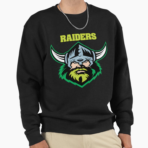 Raiders Canberra Sweatshirt - Aesthetic Graphic for Adults - T-Shirt, Sweatshirt, Hoodie