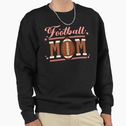 Fall Football Mom Sweatshirt - Graphic Print Men Women - T-Shirt, Sweatshirt, Hoodie