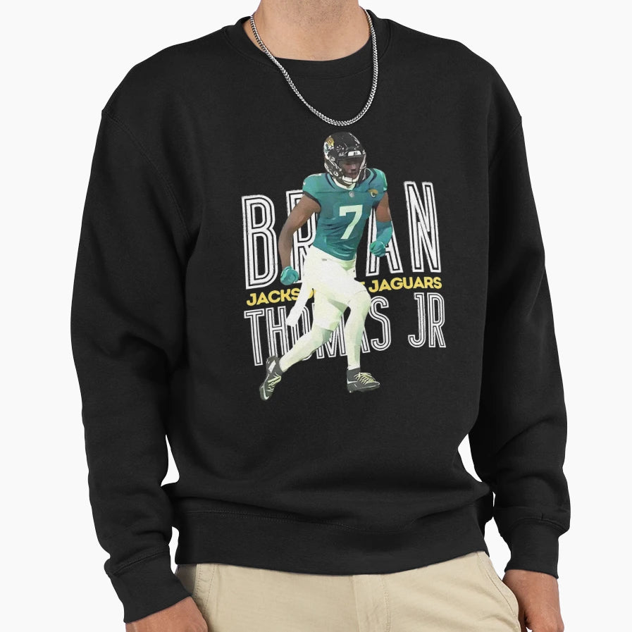 Brian Thomas Jr Jaguars Football T-Shirt - Casual Everyday Wear Unisex - T-Shirt, Sweatshirt, Hoodie