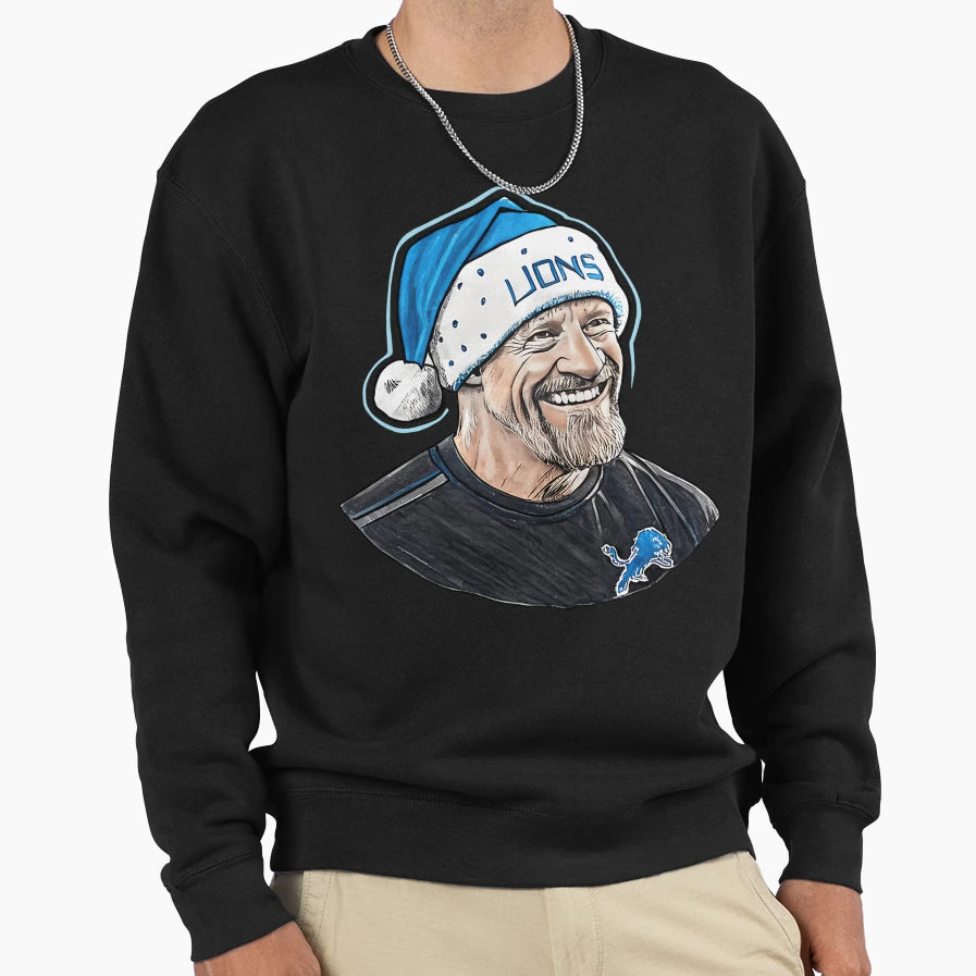 Detroit Football Dan Campbell Spirit Sweatshirt - Graphic Print Men Women - T-Shirt, Sweatshirt, Hoodie