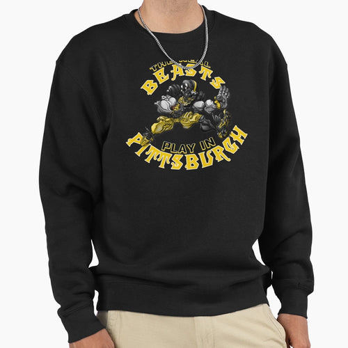 Pittsburgh Beast Sweatshirt - Fun Novelty Design Unisex - T-Shirt, Sweatshirt, Hoodie