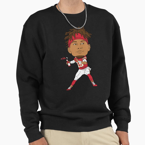 Quarterback Ketchup Kansas City Sweatshirt - Minimalist Print Men Women - T-Shirt, Sweatshirt, Hoodie
