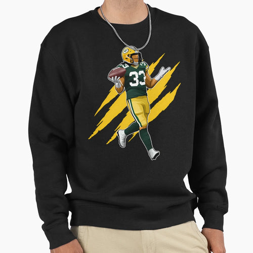 Aaron Jones Styles 33 Claw Sweatshirt - Graphic Print Unisex - T-Shirt, Sweatshirt, Hoodie
