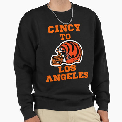 Cincinnati Football Fans Sweatshirt - Custom Art Print Unisex - T-Shirt, Sweatshirt, Hoodie