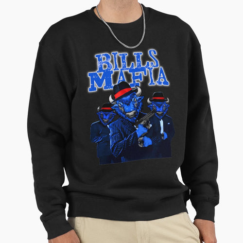 Bills Mafia Sweatshirt - Minimalist Print for Adults - T-Shirt, Sweatshirt, Hoodie