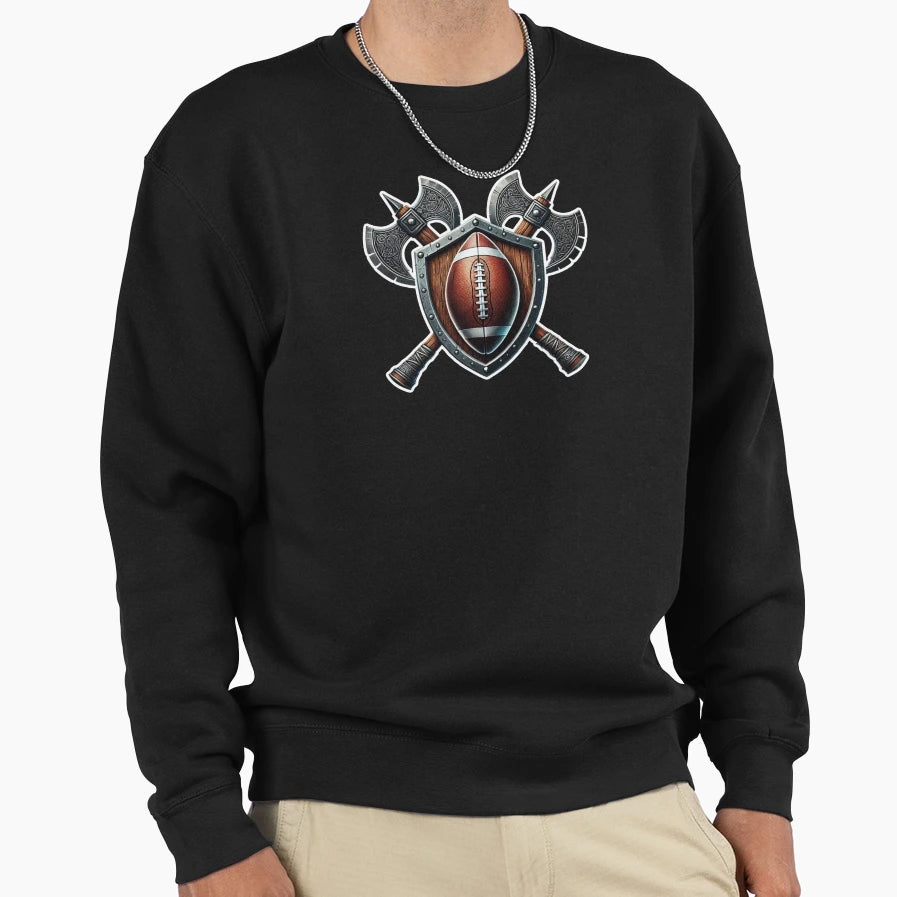Minnesota Vikings Shield Sweatshirt - Fun Novelty Design Men Women - T-Shirt, Sweatshirt, Hoodie