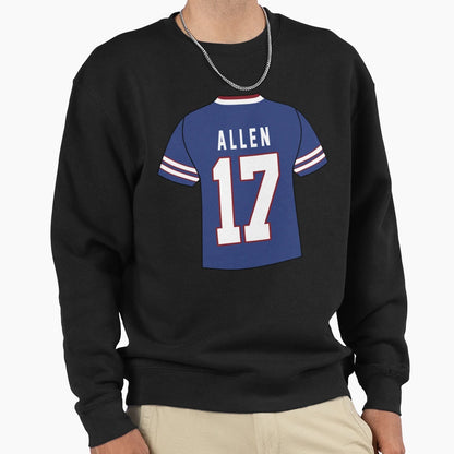 Allen Number 17 Sweatshirt - Aesthetic Graphic for Adults - T-Shirt, Sweatshirt, Hoodie