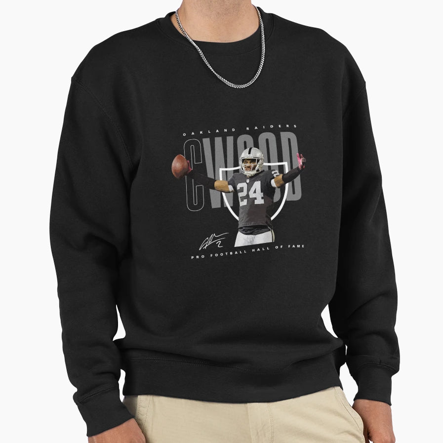 Charles Woodson Sweatshirt - Fun Novelty Design for Adults - T-Shirt, Sweatshirt, Hoodie