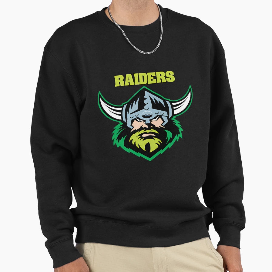Raiders Canberra Logo Sweatshirt - Casual Everyday Wear for Adults - T-Shirt, Sweatshirt, Hoodie