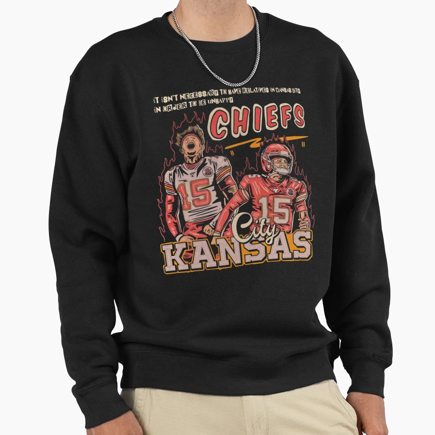PM Kansas City Player Sweatshirt - Novelty Apparel for Adults - T-Shirt, Sweatshirt, Hoodie
