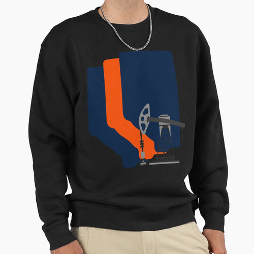 Alberta Border Oilers Sweatshirt - Fun Novelty Design Men Women - T-Shirt, Sweatshirt, Hoodie