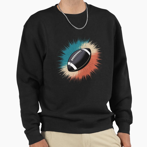 American Football Football Sweatshirt - Aesthetic Graphic Men Women - T-Shirt, Sweatshirt, Hoodie