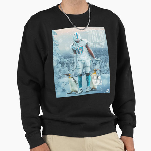 Jaylen Waddle Sweatshirt - Trendy Graphic Unisex - T-Shirt, Sweatshirt, Hoodie