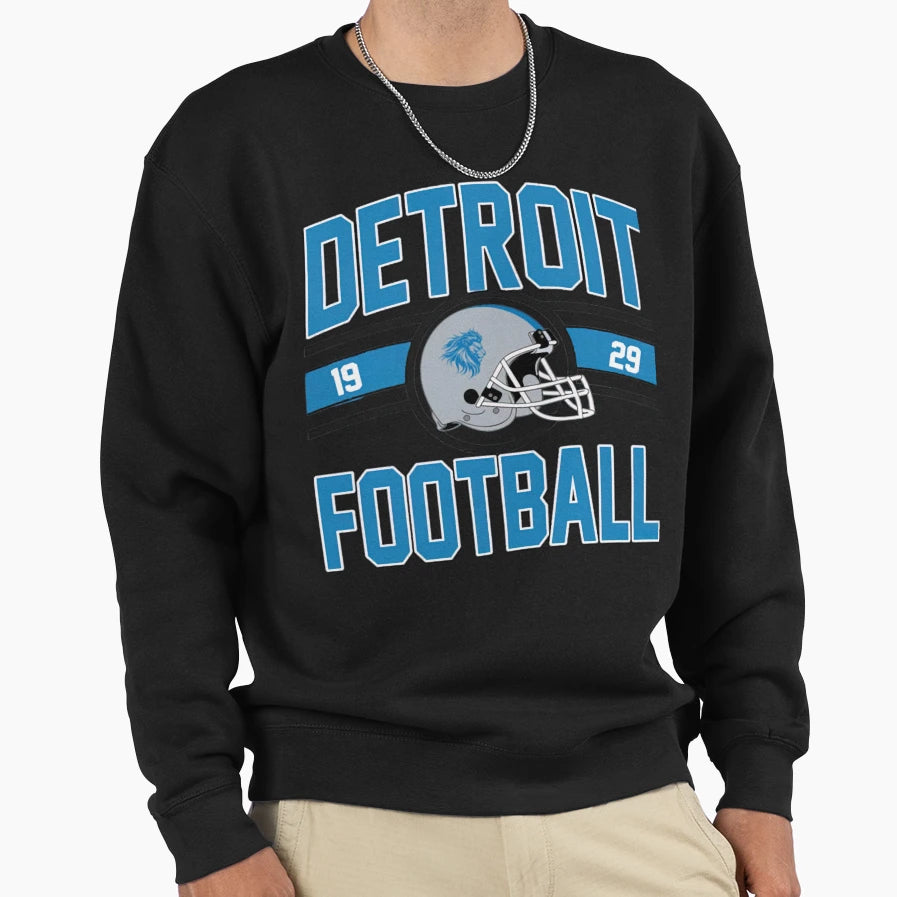 Football Detroit Lions Sweatshirt - Novelty Apparel Unisex - T-Shirt, Sweatshirt, Hoodie