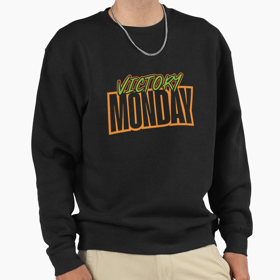 Victory Monday Bold Game Day Sweatshirt - Graphic Print Unisex - T-Shirt, Sweatshirt, Hoodie
