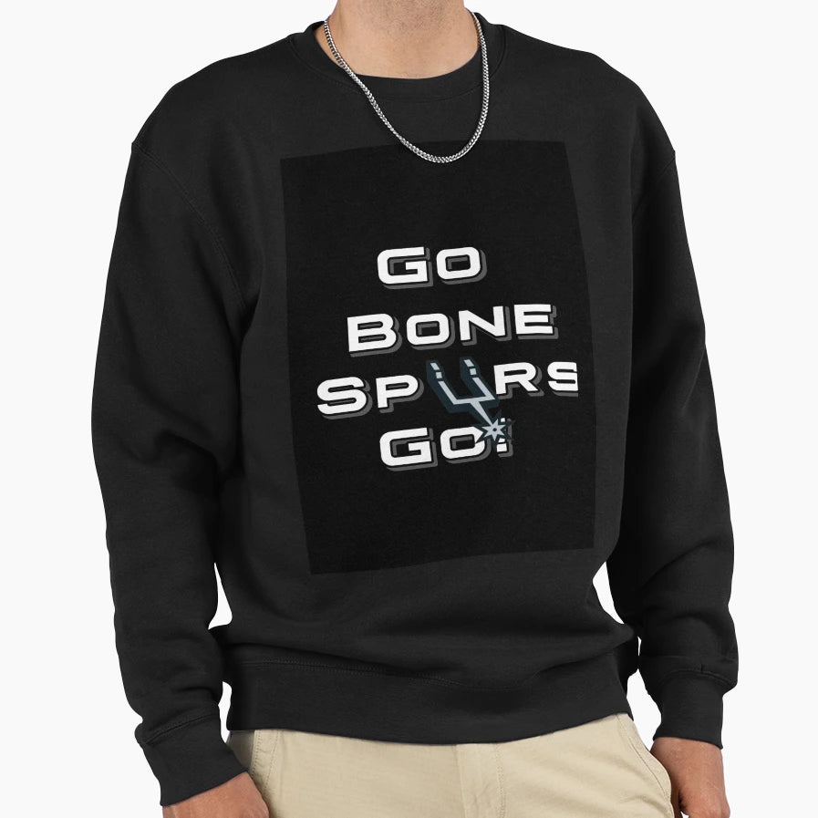 San Antonio Bone Spurs Go Spurs Go Sweatshirt - Custom Art Print for Adults - T-Shirt, Sweatshirt, Hoodie