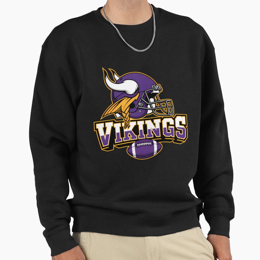 Minnesota Vikings Football Sweatshirt - Fun Novelty Design Men Women - T-Shirt, Sweatshirt, Hoodie