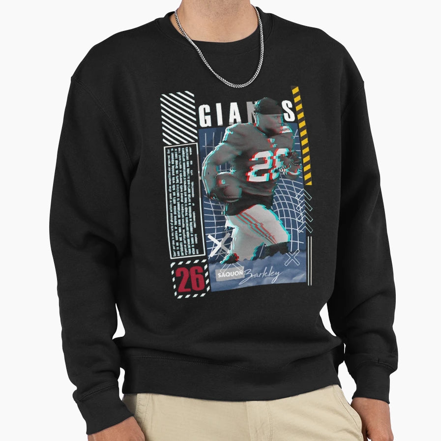Sports Champion 26 Running Back Sweatshirt - Aesthetic Graphic Unisex - T-Shirt, Sweatshirt, Hoodie
