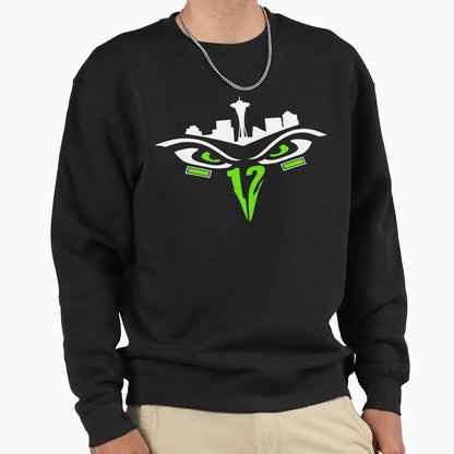 We Are Seattle 12 Emerald City Sweatshirt - Fun Novelty Design Men Women - T-Shirt, Sweatshirt, Hoodie