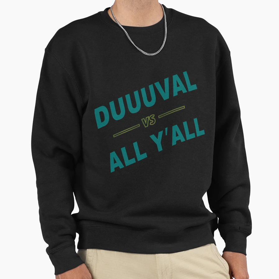 Duuuval Jacksonville Florida Pride Sweatshirt - Trendy Graphic Men Women - T-Shirt, Sweatshirt, Hoodie