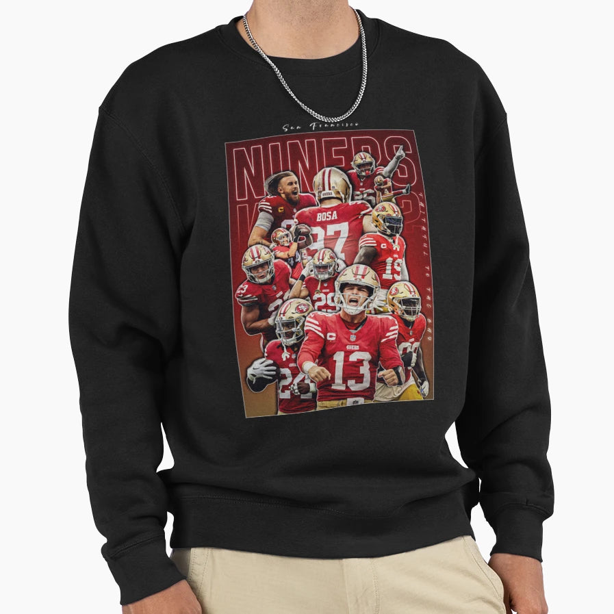 Ers Football Players Pillow Sweatshirt - Custom Art Print Men Women - T-Shirt, Sweatshirt, Hoodie