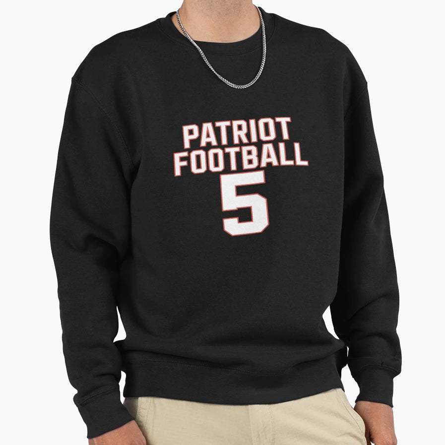 Patriot Football 5 Sweatshirt - Graphic Print Men Women - T-Shirt, Sweatshirt, Hoodie