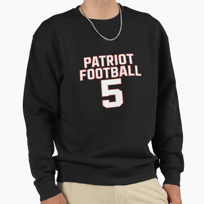 Patriot Football 5 Sweatshirt - Graphic Print Men Women - T-Shirt, Sweatshirt, Hoodie