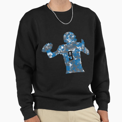 Splatter Stafford Detroit Football Sweatshirt - Unique Graphic Men Women - T-Shirt, Sweatshirt, Hoodie