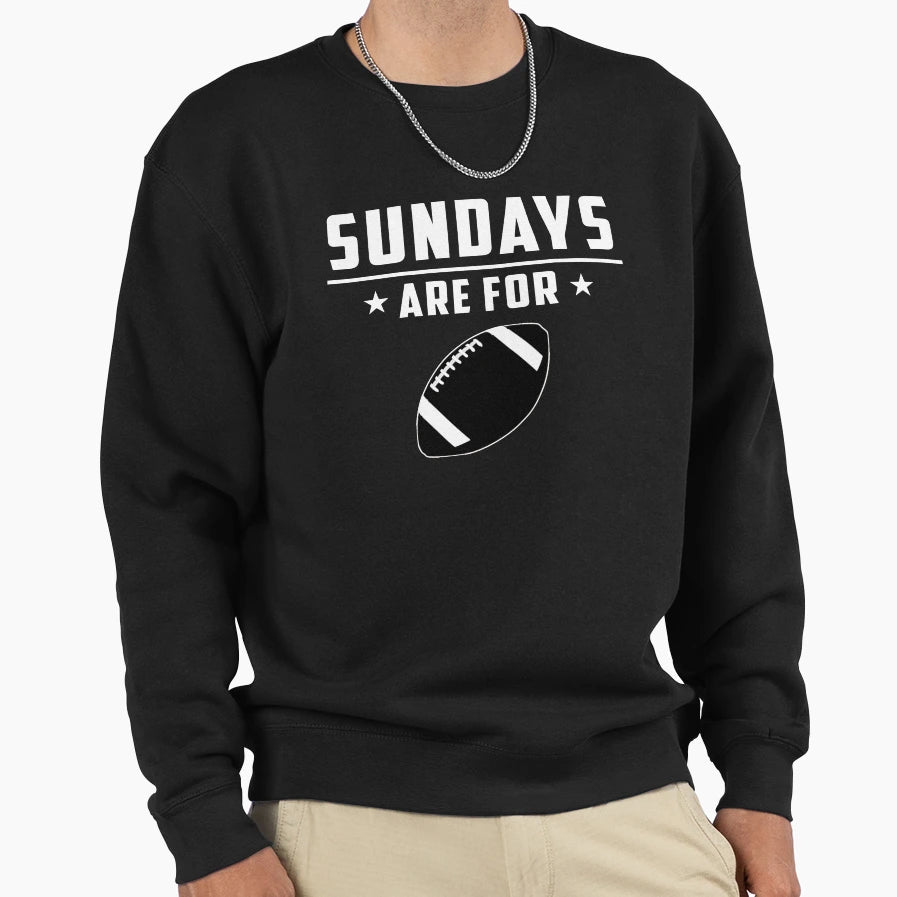 Sundays Are Football Sweatshirt - Custom Art Print for Adults - T-Shirt, Sweatshirt, Hoodie