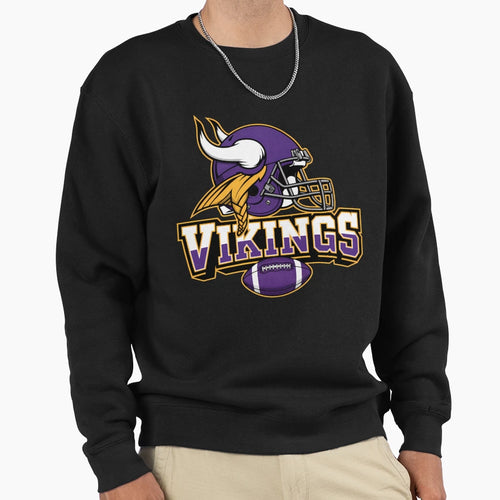 Minnesota Vikings Football Sweatshirt - Fun Novelty Design Unisex - T-Shirt, Sweatshirt, Hoodie