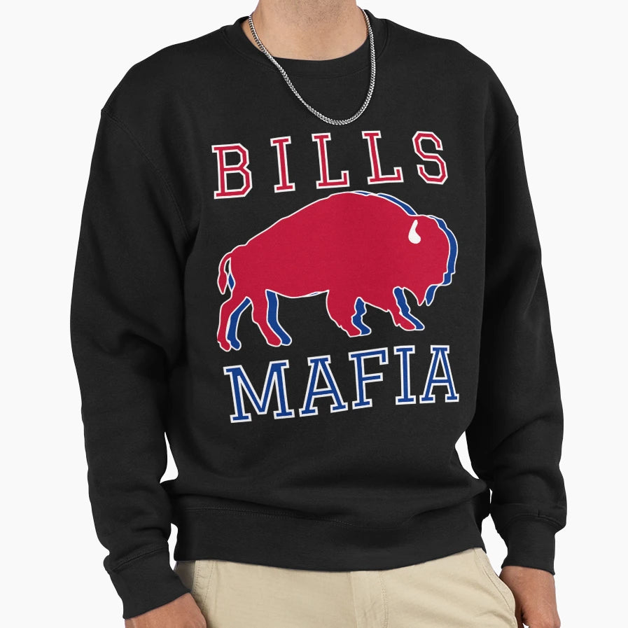 Buffalo Bills Mafia New York Sweatshirt - Custom Art Print Men Women - T-Shirt, Sweatshirt, Hoodie