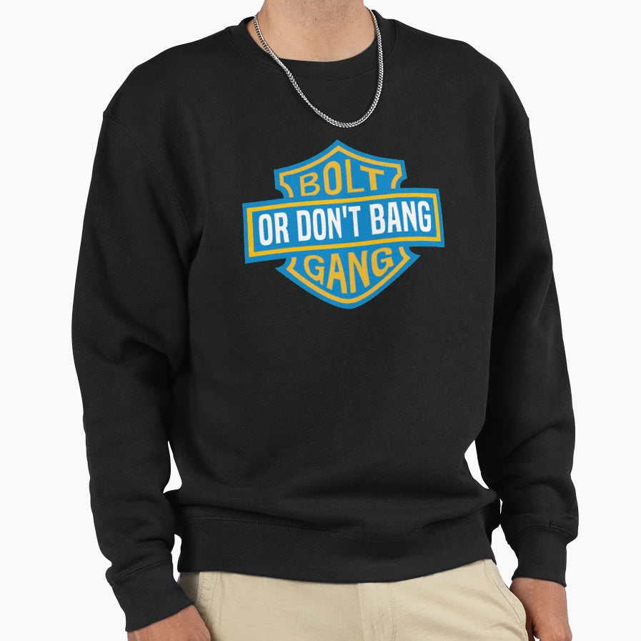 Boltgang Sweatshirt - Novelty Apparel for Adults - T-Shirt, Sweatshirt, Hoodie