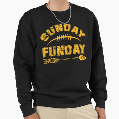 Sunday Funday Kc Sweatshirt - Aesthetic Graphic for Adults - T-Shirt, Sweatshirt, Hoodie