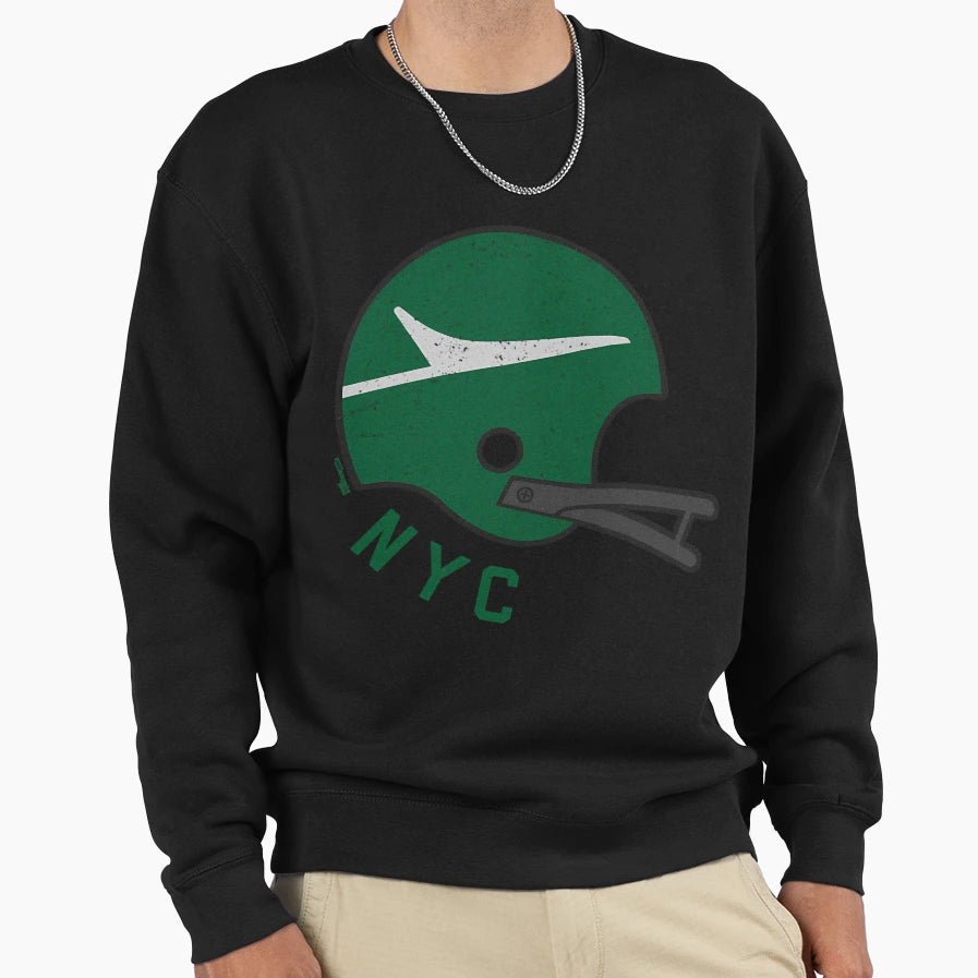 Nyc Damgoodgame Oversized Green Sweatshirt - Fun Novelty Design for Adults - T-Shirt, Sweatshirt, Hoodie
