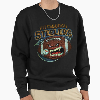Black And Yellow Pittsburgh Sweatshirt - Casual Everyday Wear for Adults - T-Shirt, Sweatshirt, Hoodie